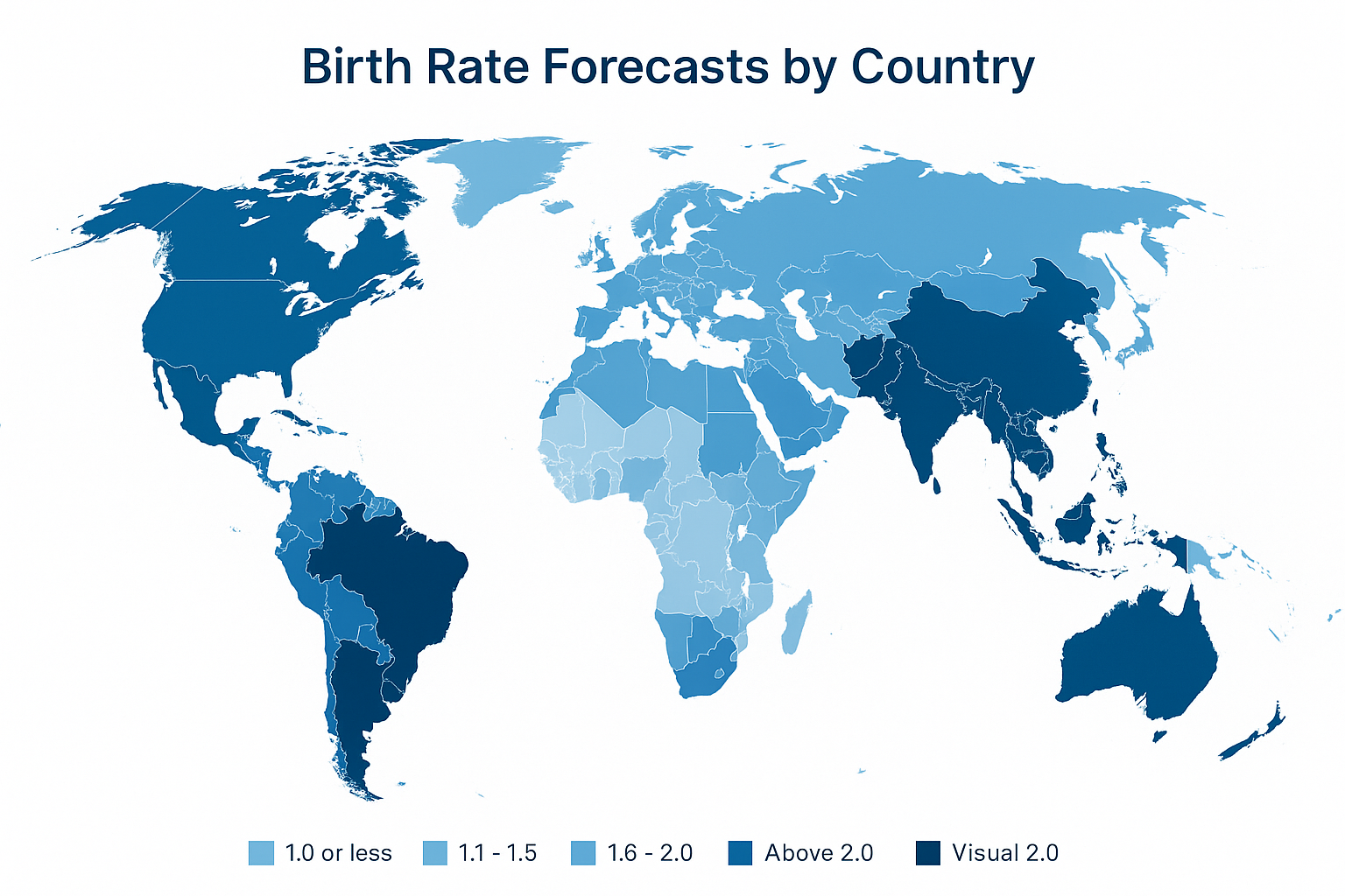 Birthrate Map Forecast